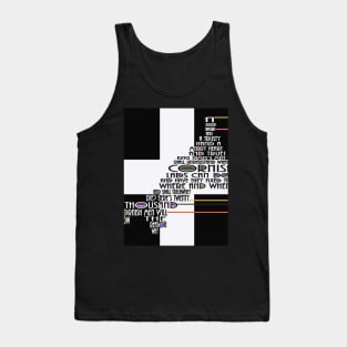 Map of Cornwall with Cornish Anthem - Trelawney Tank Top